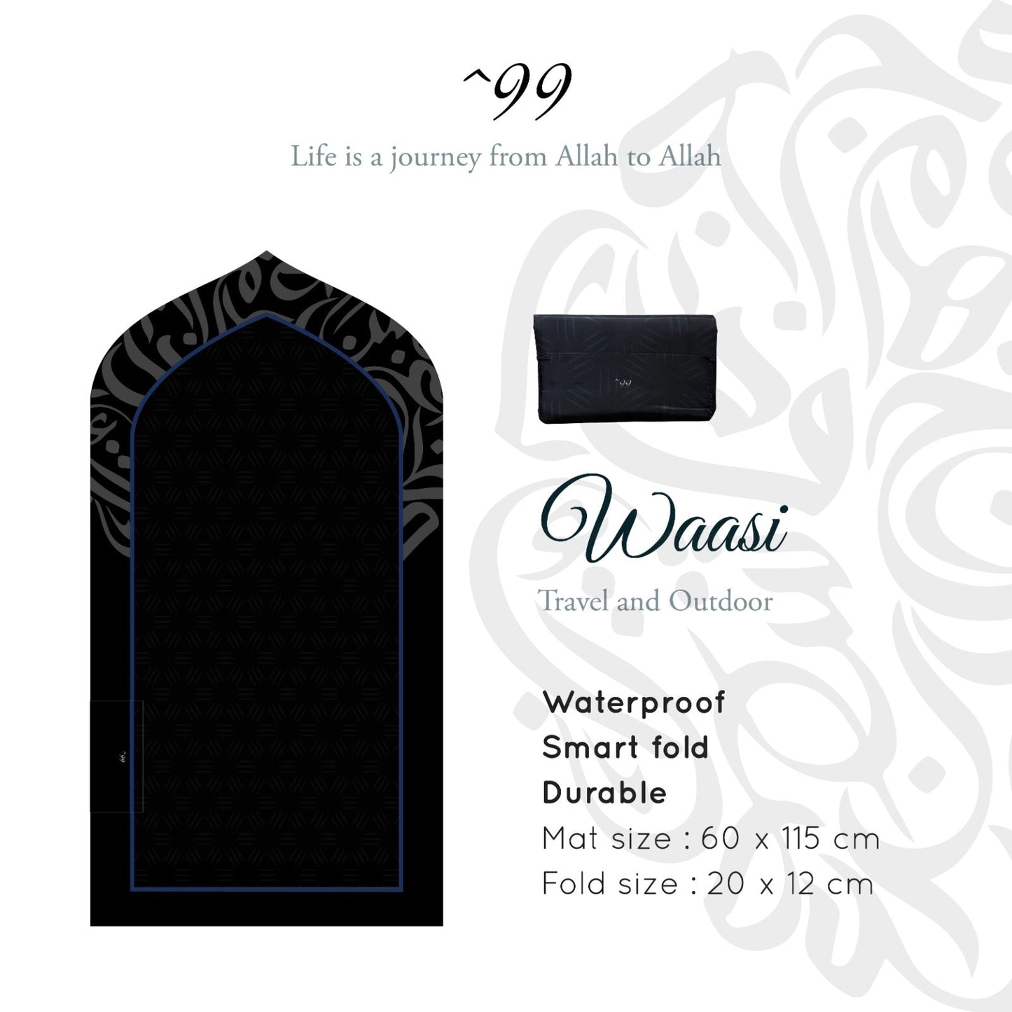 ^99 Travel Prayer Mat