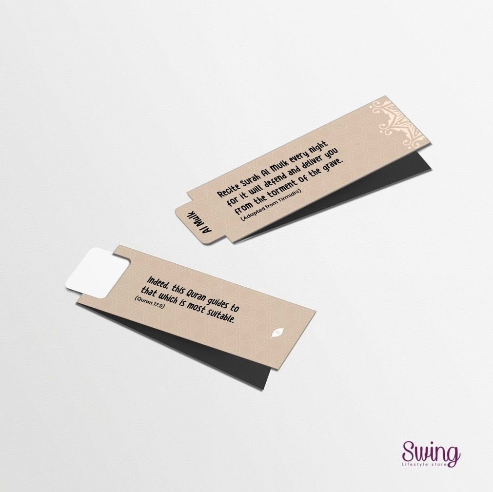 Quran Virtues Page Bookmark with Magnet