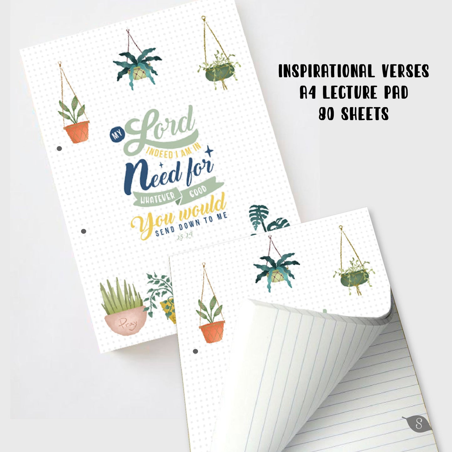 Faith Inspired Lecture Pad (5 Designs)