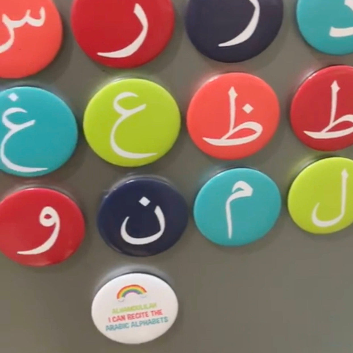 Muslimazing Arabic Alphabet Magnets || Huruf Hijaiyah Magnets