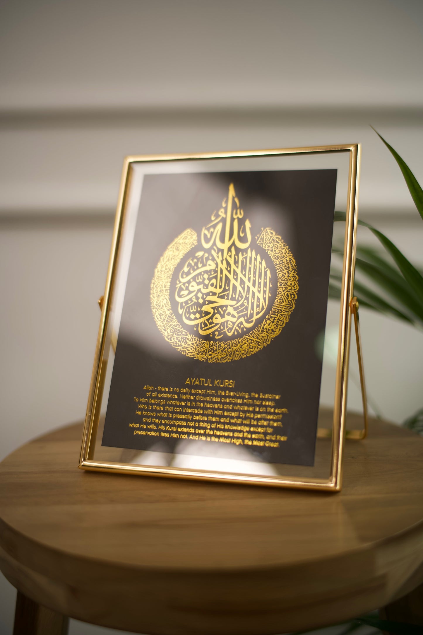 Gold Foiled with Frame