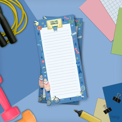 Long Memo Pad with Clipboard ( 7 designs )