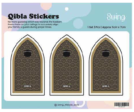 QIBLAT ARROW STICKER