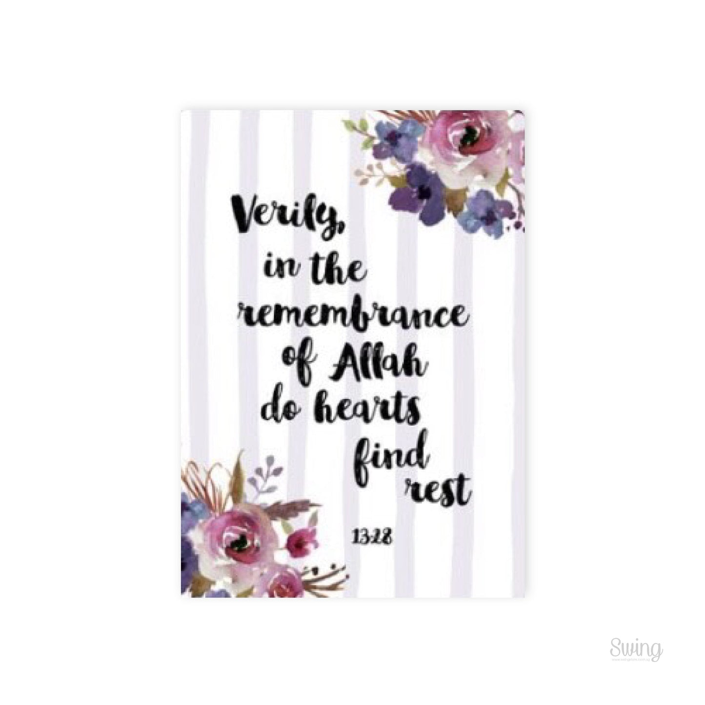 A5 Islamic Quotes Canvas - Inspirational